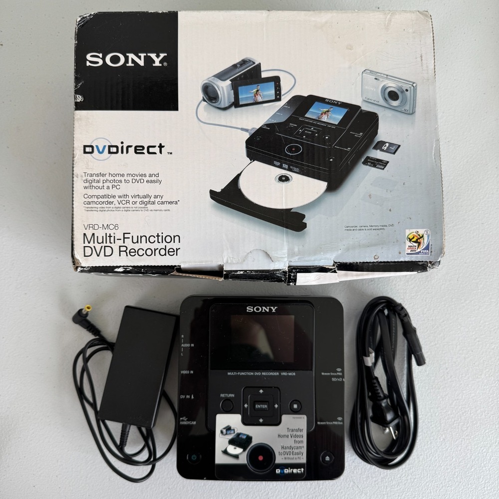 Sony VRD-MC6 DVDirect Multi-Function DVD Recorder Tape To DVD AVCHD USB